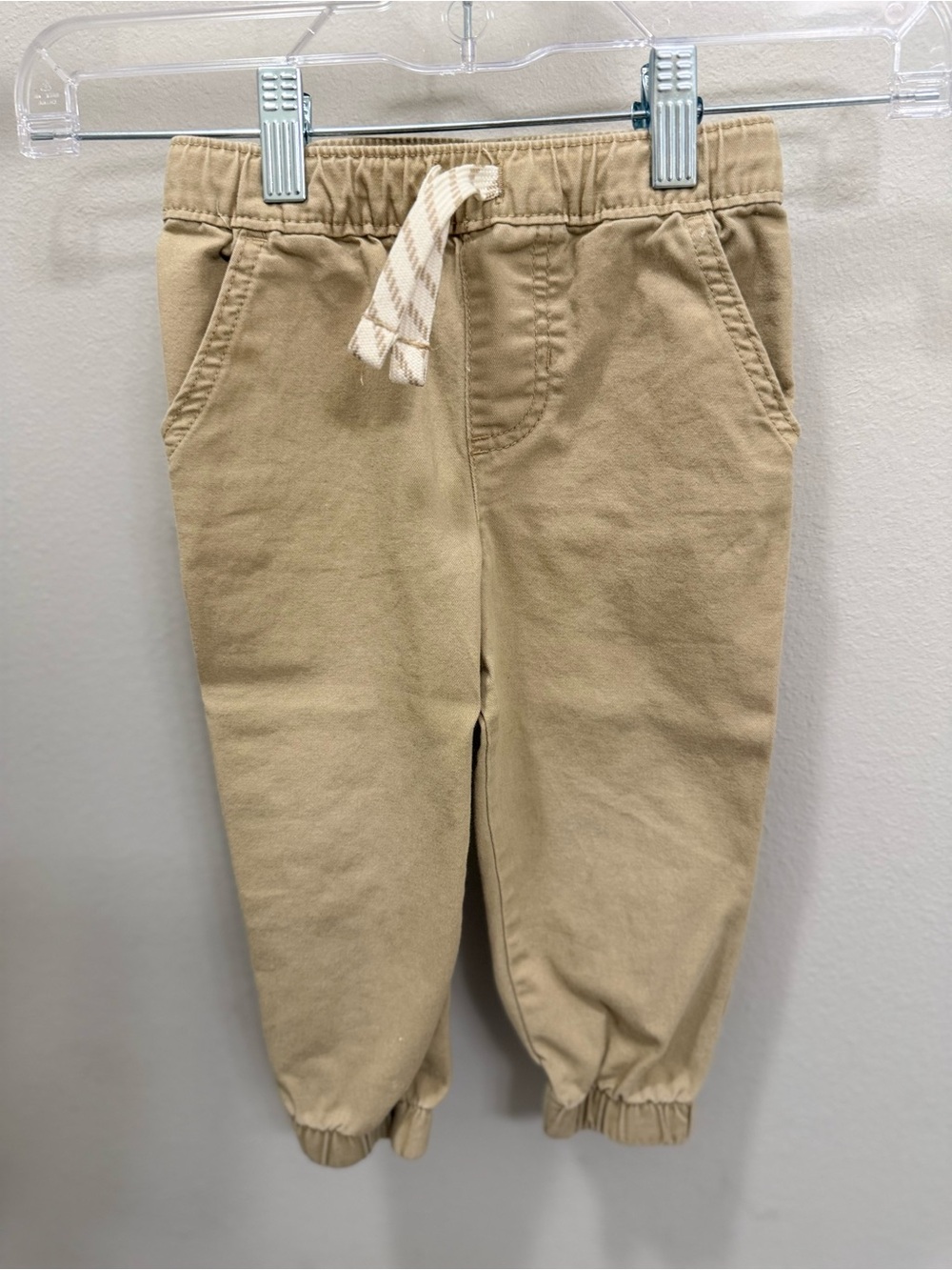 Garanimals 2T Toddler Khaki Jogger Pants Elastic Waist